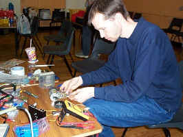 Last minute repairs