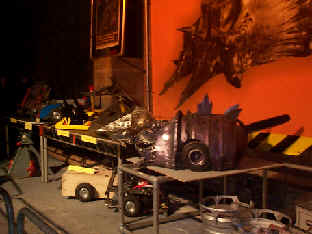 Exhibition Area from the Recording - Lots of Contestant Robots, Mousy and Replica of Matilda