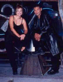 Philippa Forrester and Craig Charles